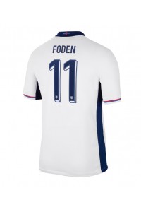 Engeland Phil Foden #11 Voetbaltruitje Thuis tenue EK 2024 Korte Mouw